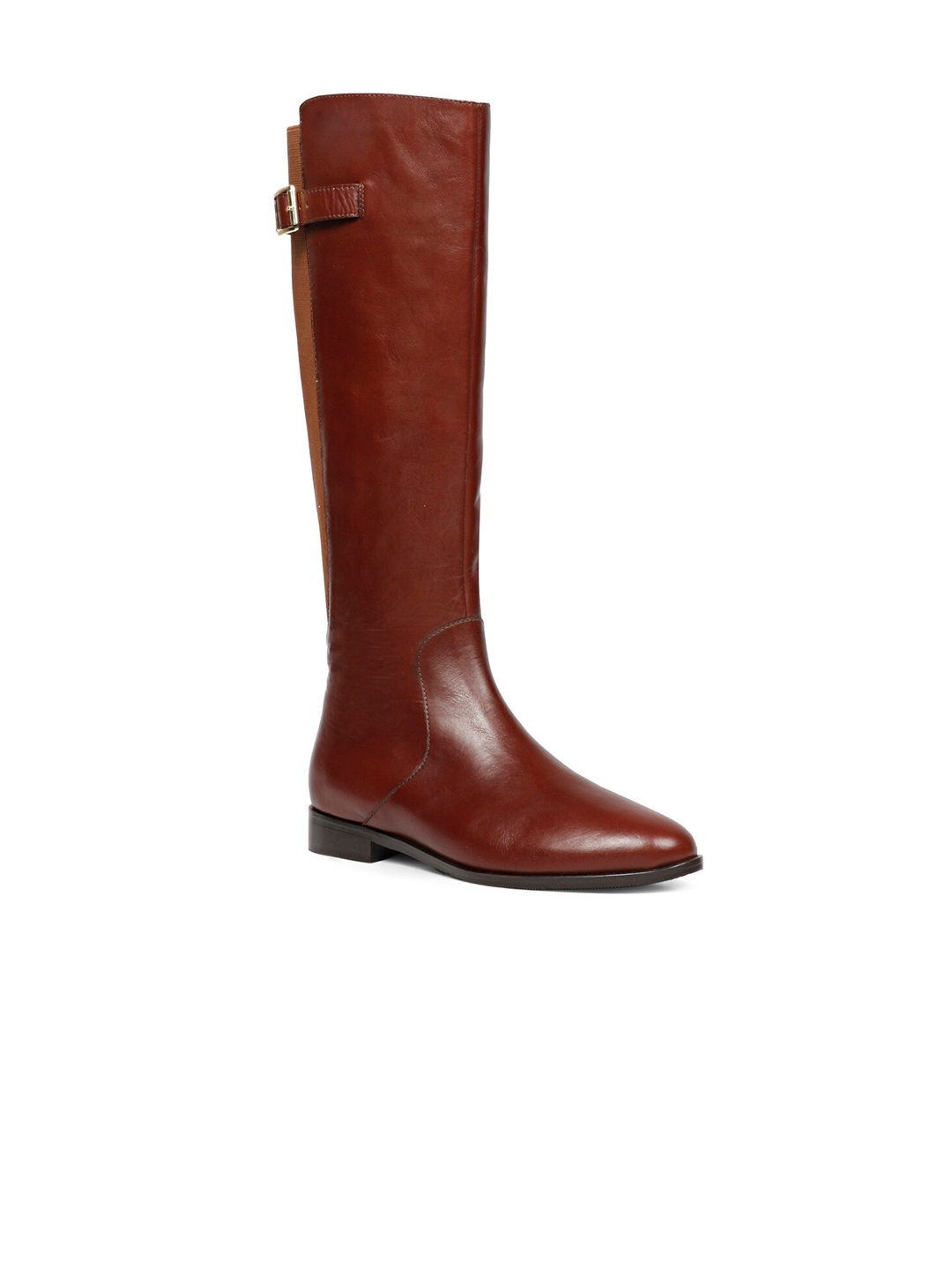 

Saint G Women Genuine Leather High-Top Regular Boots, Burgundy