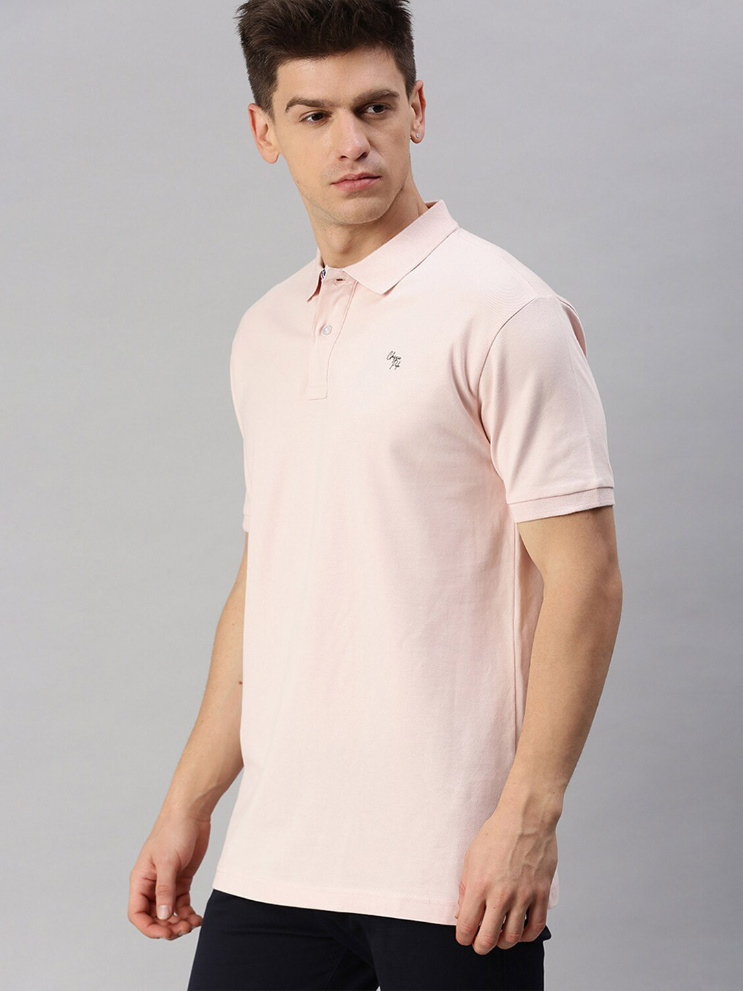 

Classic Polo Polo Collar Pure Cotton Slim Fit T-shirt, Orange