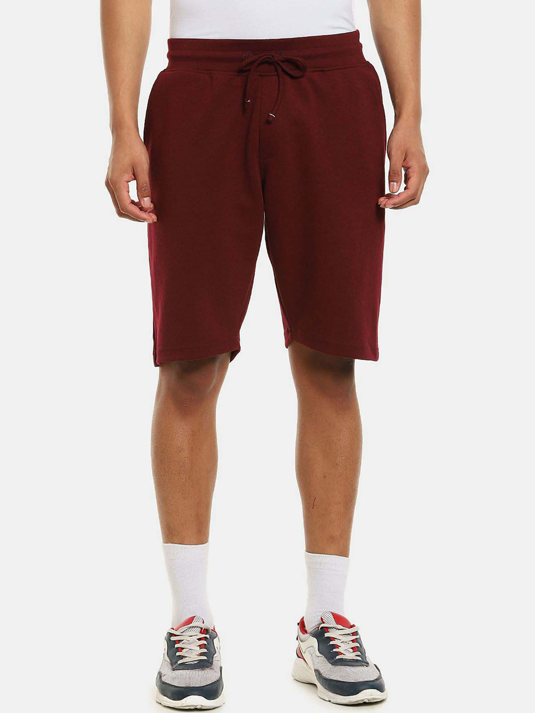 

Arrow Sport Men Solid Sports Shorts, Burgundy