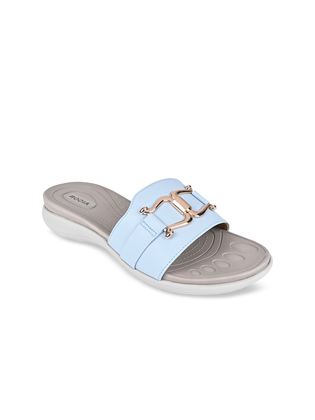 

Rocia Embellished Open Toe Comfort heels, Blue