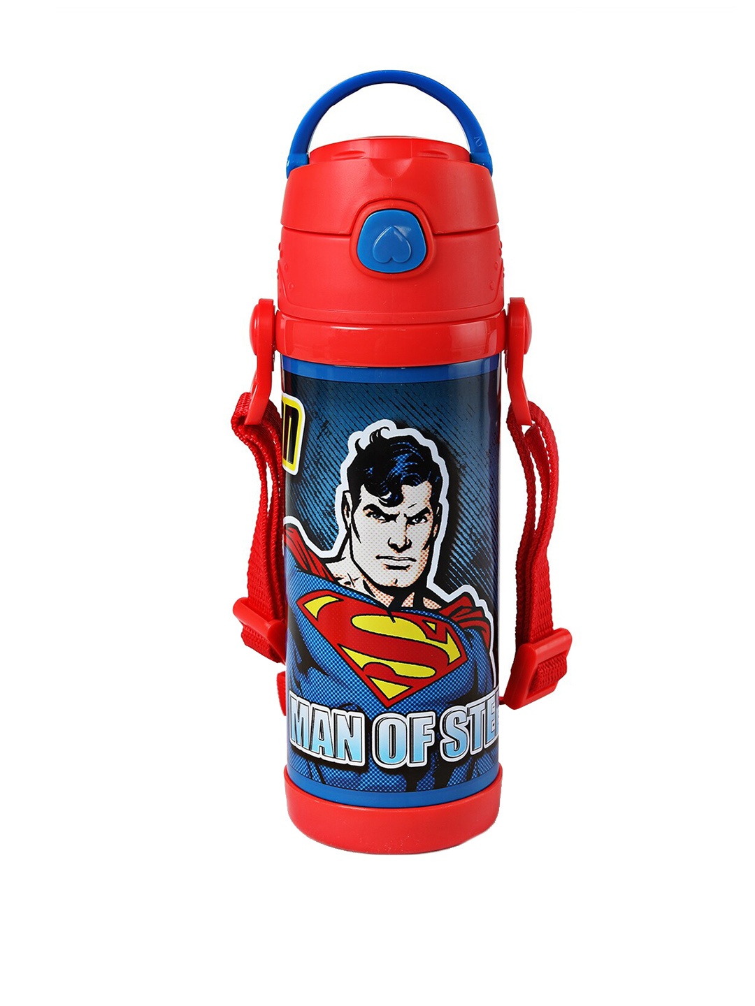 

Cello Champ Blue Stainless Steel Batman Double Walled Kids Flask 600 ml