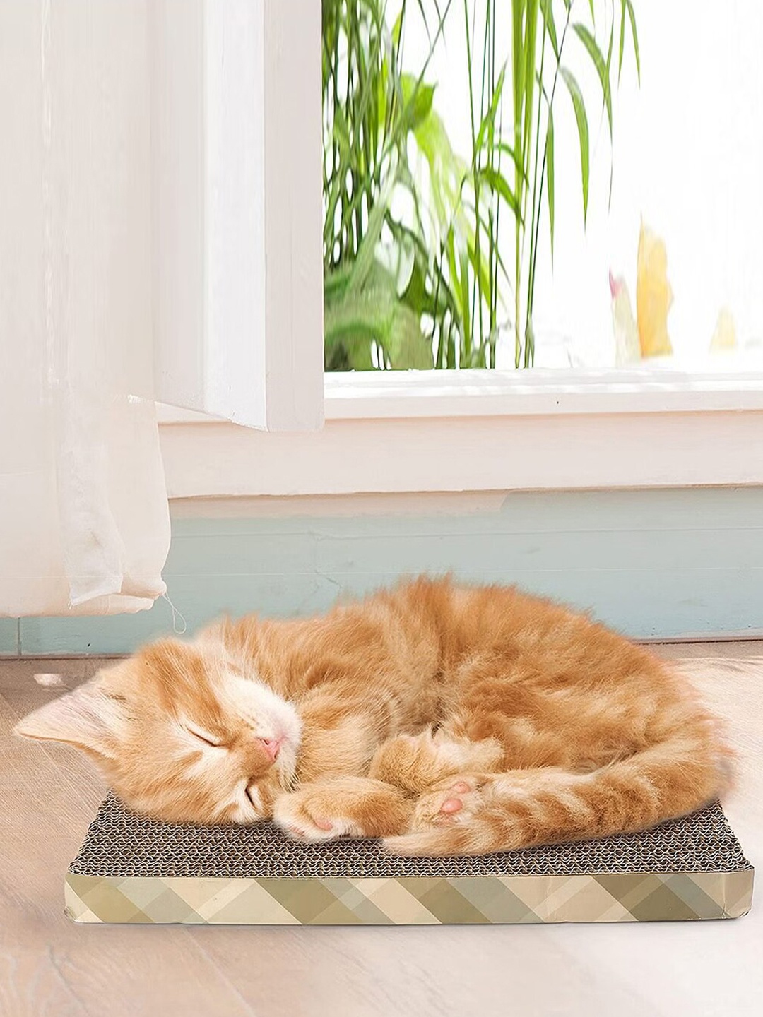 

Emily pets 3Pcs Pet Scratchers Board Combo Set, Brown