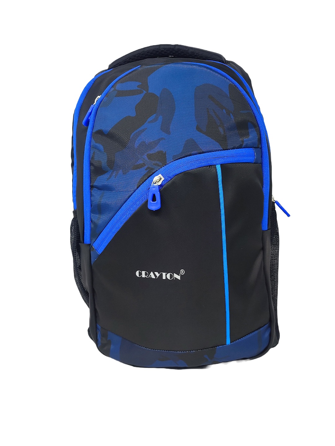 

CRAYTON Camouflage Backpack with Compression Straps, Blue