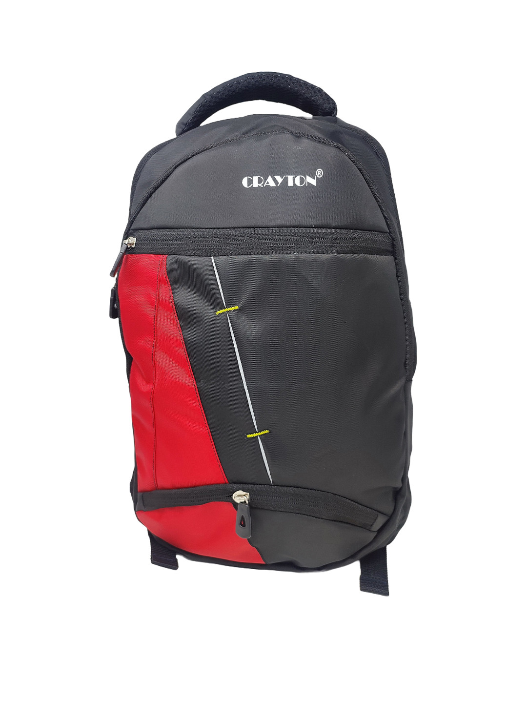 

CRAYTON Colourblocked Nylon Backpack, Black