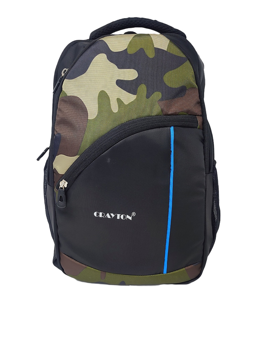 

CRAYTON Camouflage Backpack with Compression Straps, Khaki
