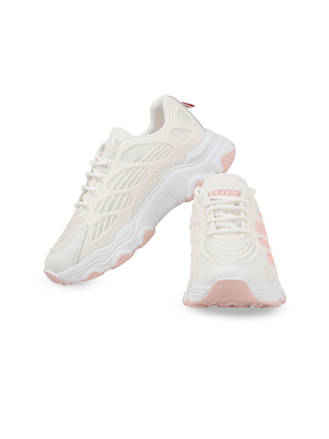 

THE WHITE POLE Women Striped Lightweight Sneakers
