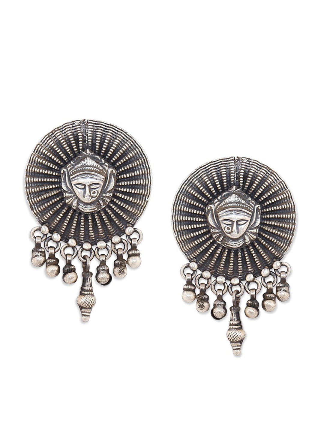 

ahilya Silver-Plated Contemporary Drop Earrings, Gold