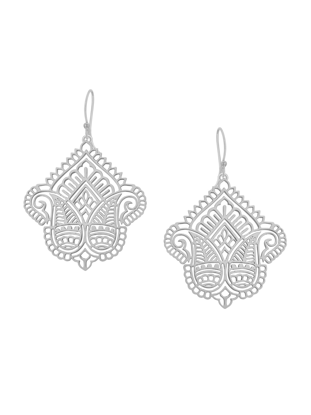 

ahilya 92.5 Sterling Silver Contemporary Drop Earrings