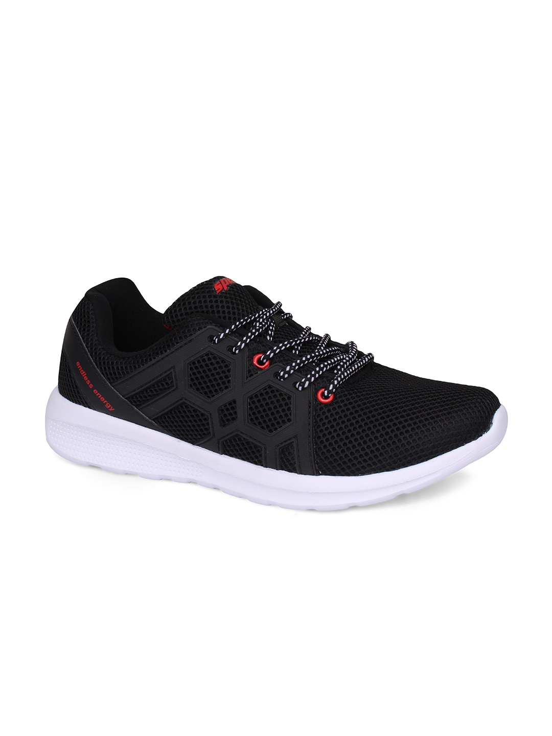 

Sparx Men Mesh Running Non-Marking Shoes, Black