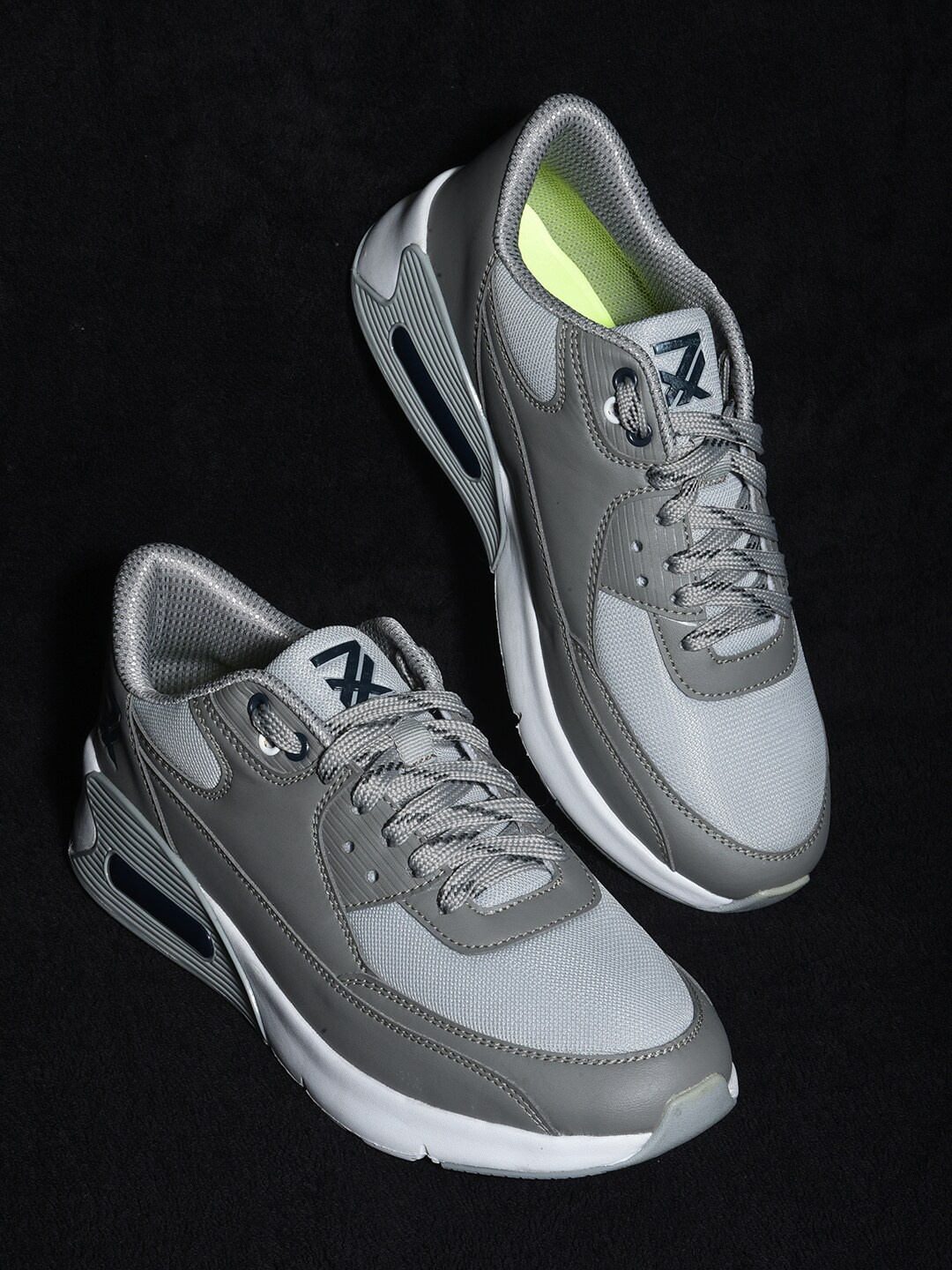 

Liberty Men Mesh Running Non-Marking Shoes, Grey
