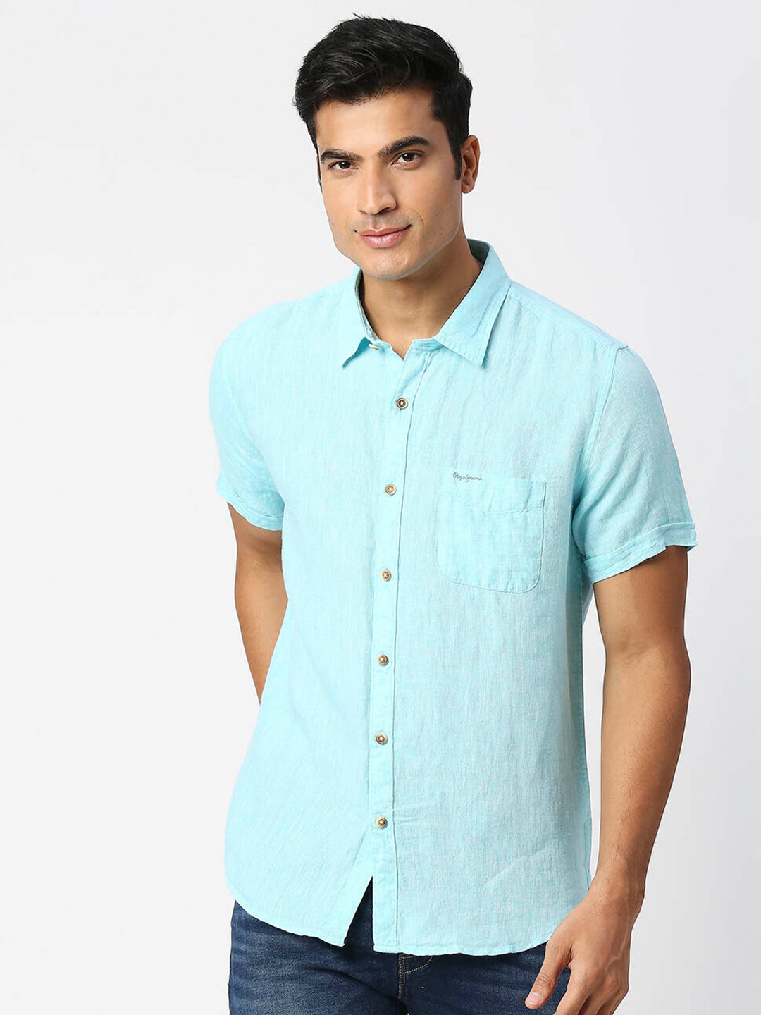 

Pepe Jeans Relaxed Casual Cotton Shirt, Blue