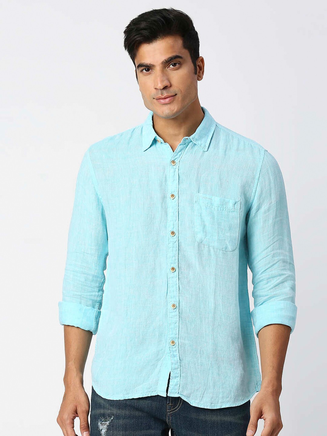 

Pepe Jeans Relaxed Casual Pure Linen Shirt, Blue