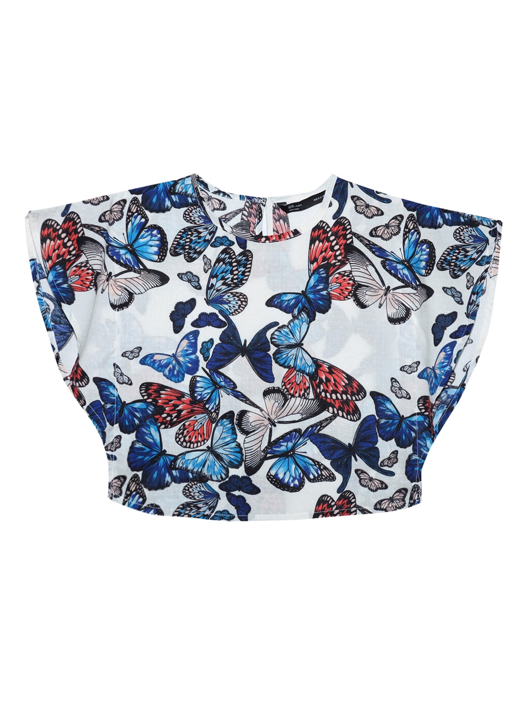 

IDK Girls White Printed Top