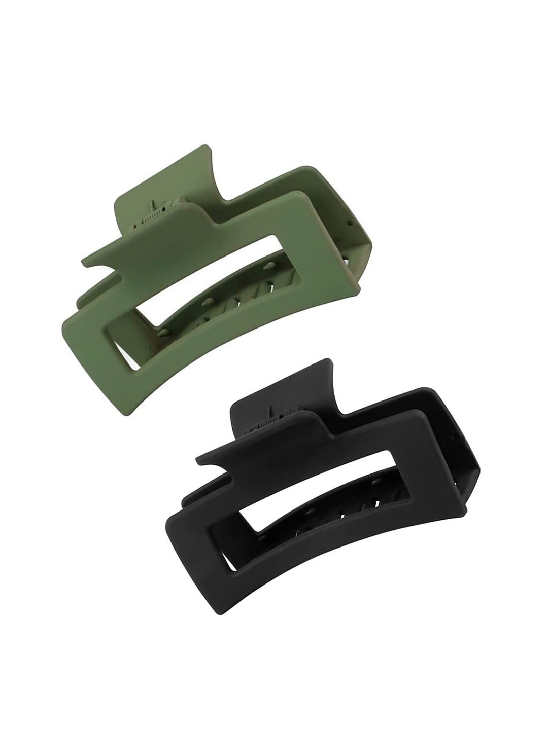 

AkashKrishna Women Set of 2 Claw Clip, Black