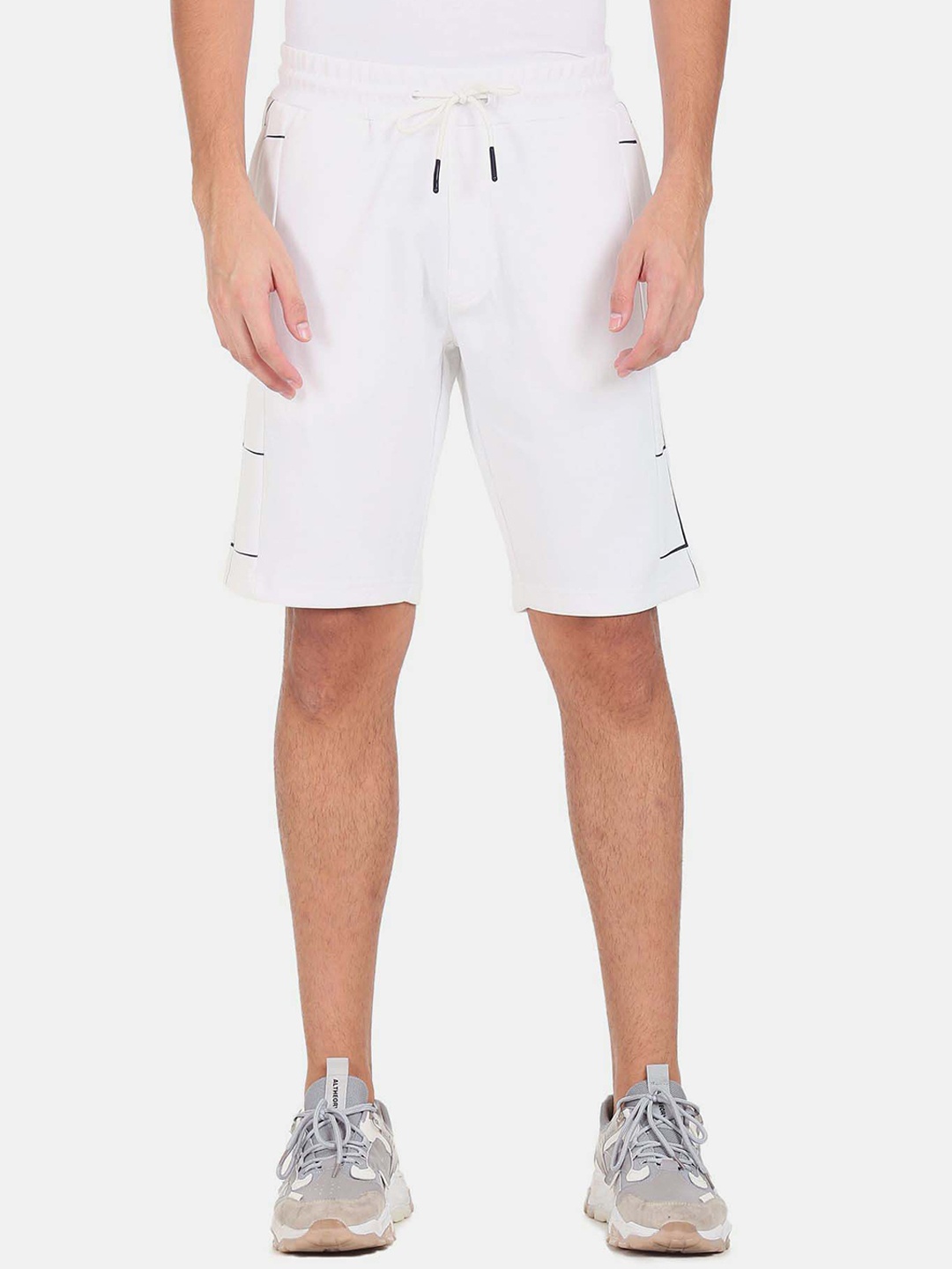 

Arrow New York Men Regular-Fit Sports Shorts, White