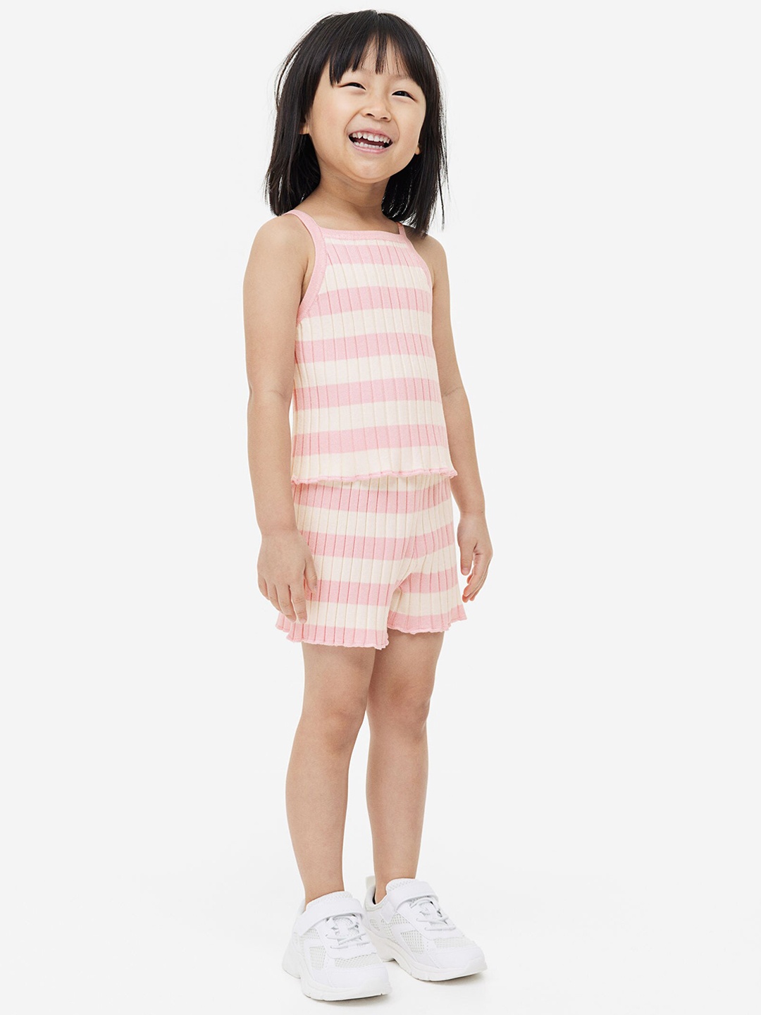 

H&M Girls 2-Piece Rib-Knit Set, Pink