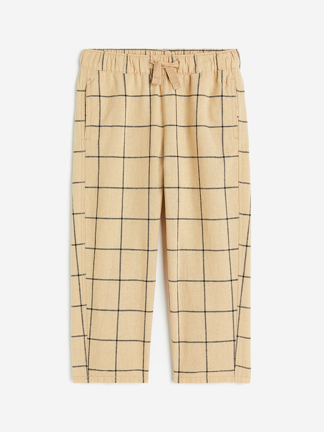 

H&M Boys Loose Fit Joggers, Beige