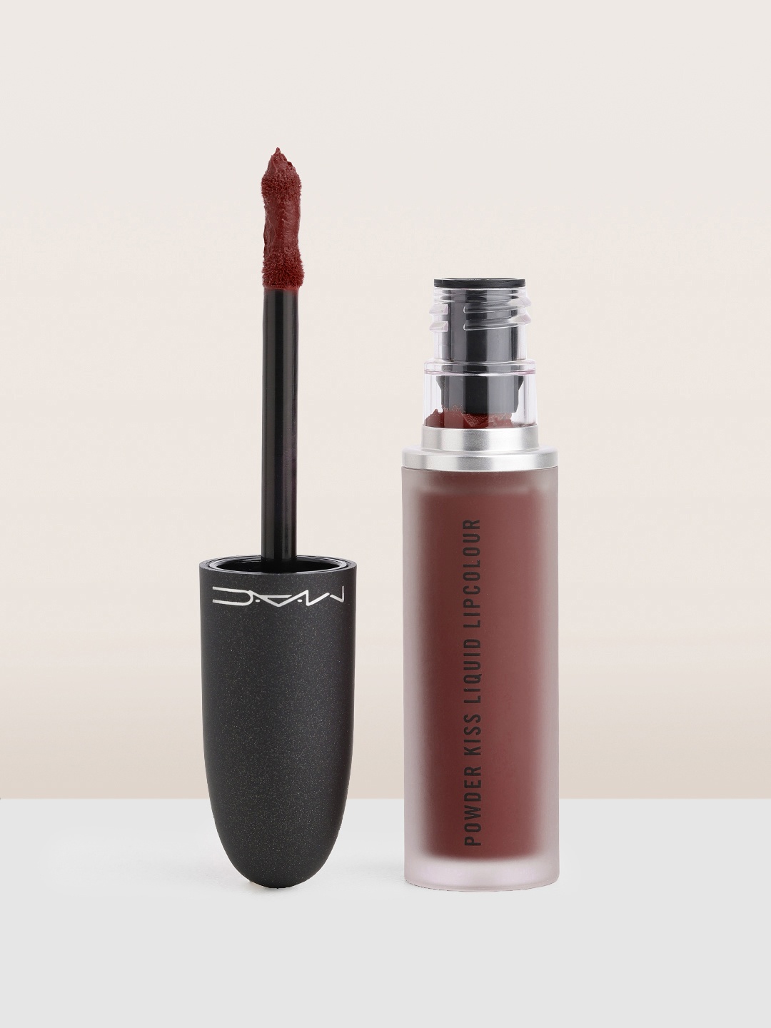 

M.A.C Powder Kiss Non-Drying Longwearing Liquid Lip Colour 5 ml - Pretty Pleats 993, Brown
