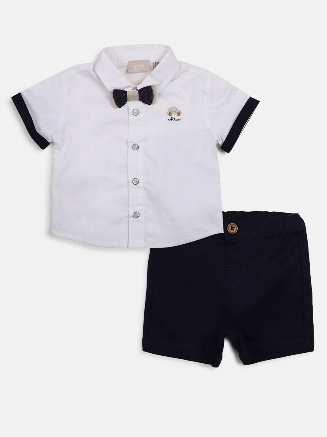 

Chicco Boys Shirt with Shorts, Navy blue