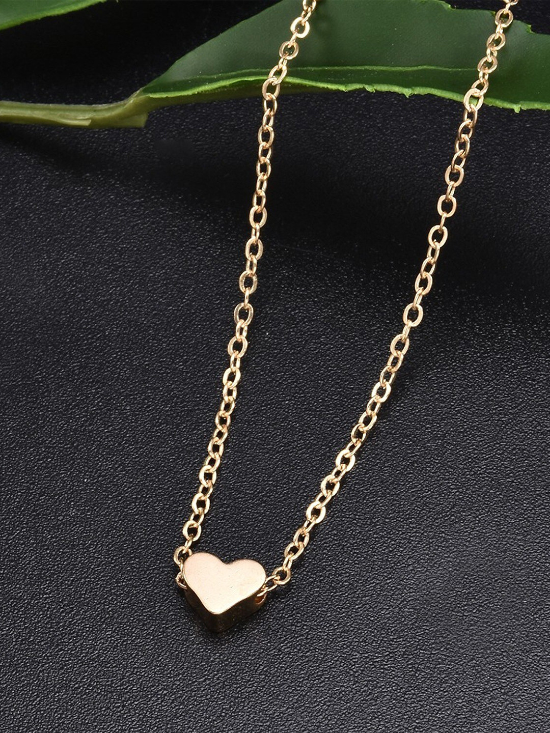 

Pinapes Pack Of 2 Gold-Plated 3 Layered Necklace