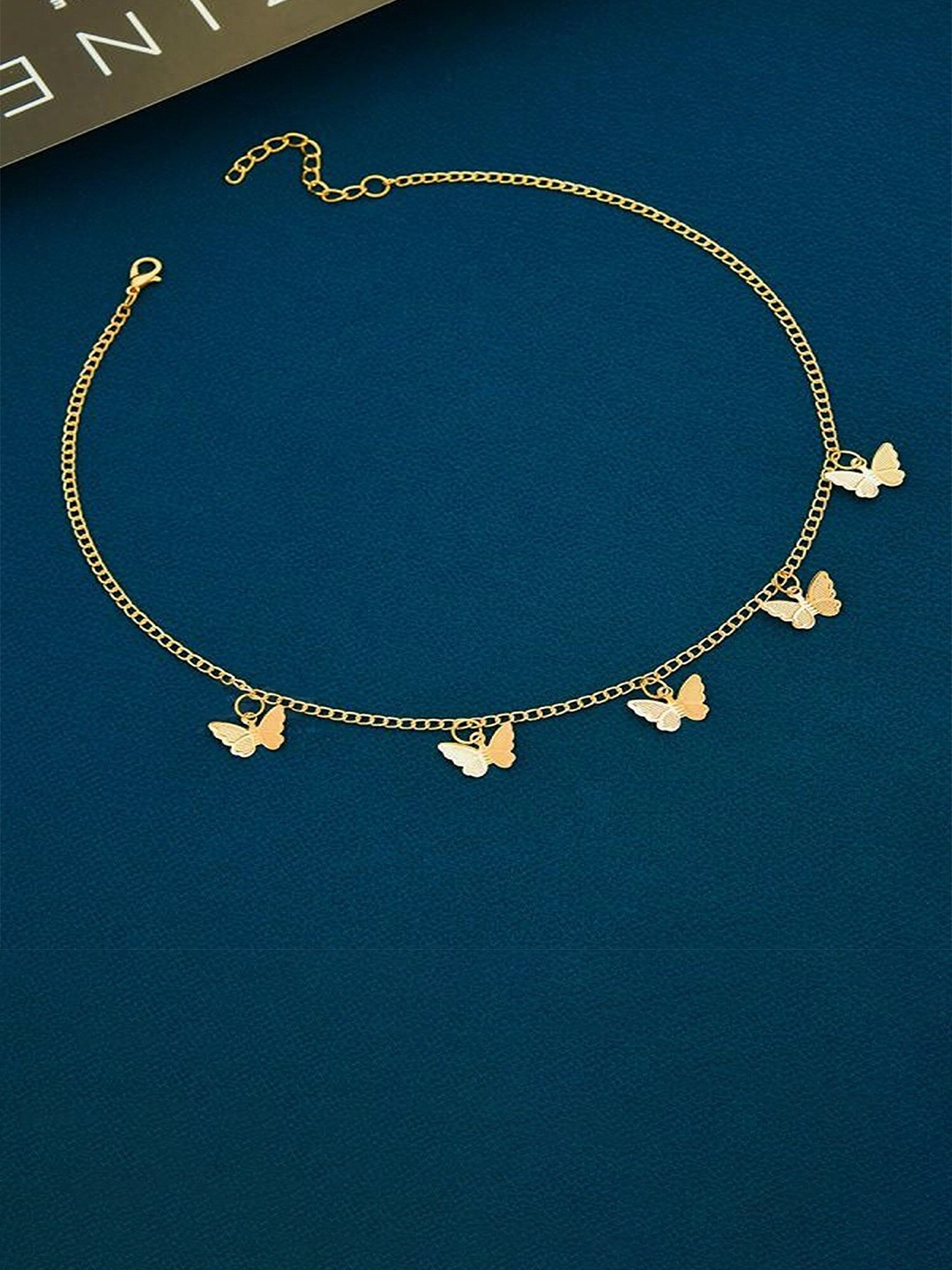 

Pinapes Set of 2 Gold-Plated Oxidized Necklace