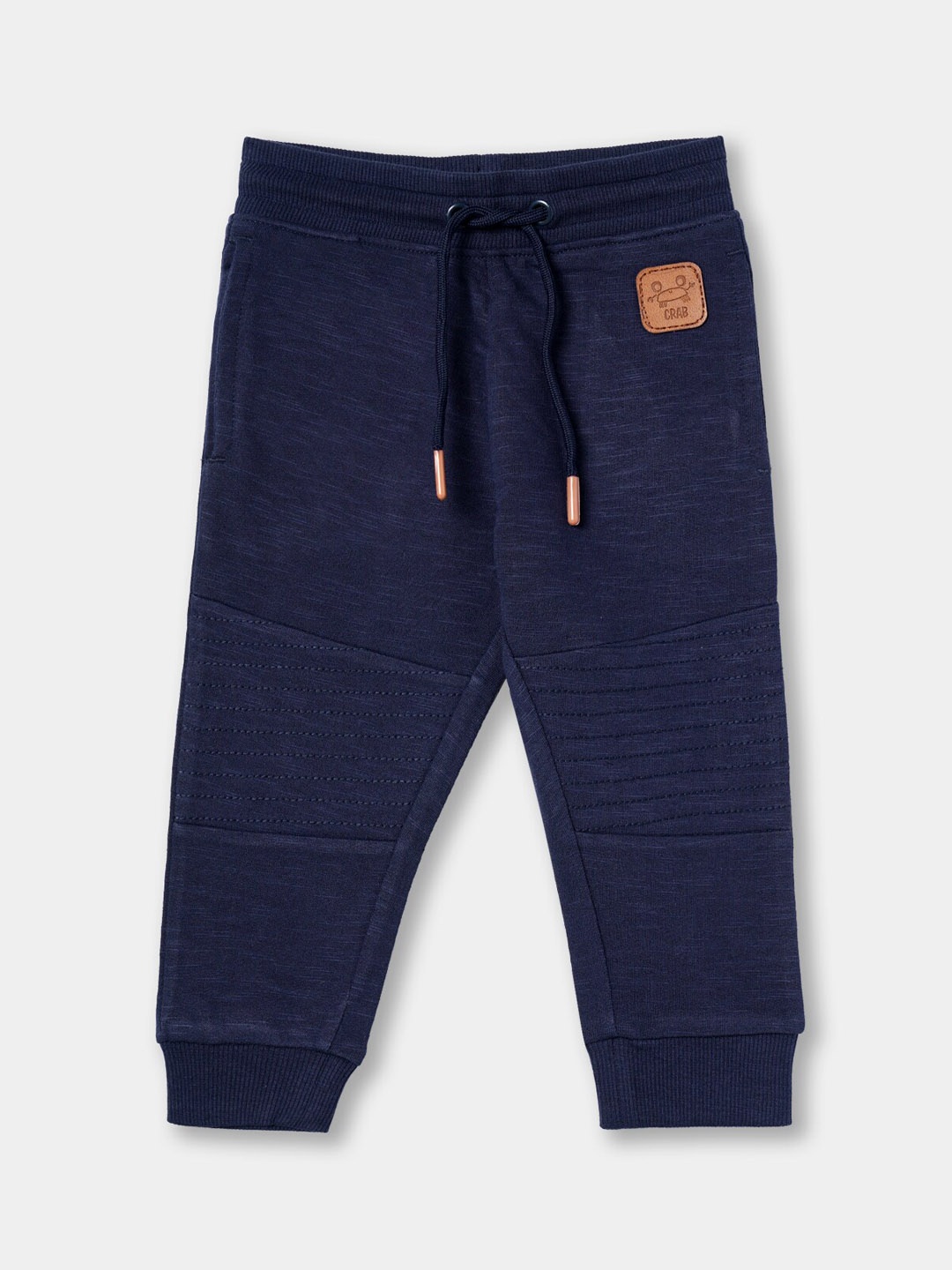 

R&B Boys Relaxed Fit Cotton Joggers, Black