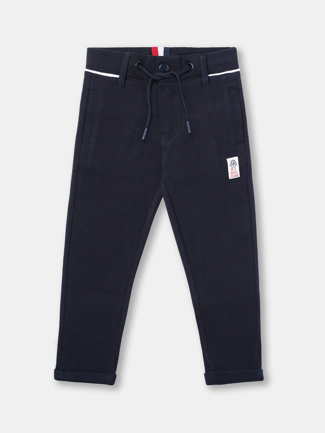 

R&B Boys Relaxed-Fit Cotton Track Pants, Blue