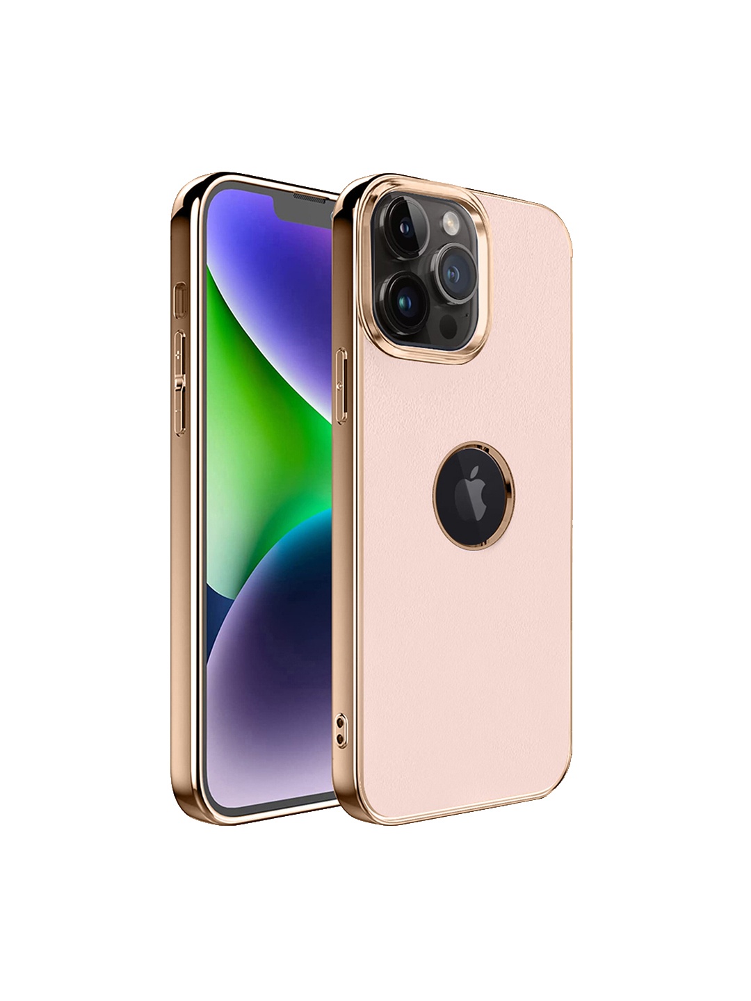 

Karwan iPhone 11 Pro Phone Back Cover With Metal Lens, Pink