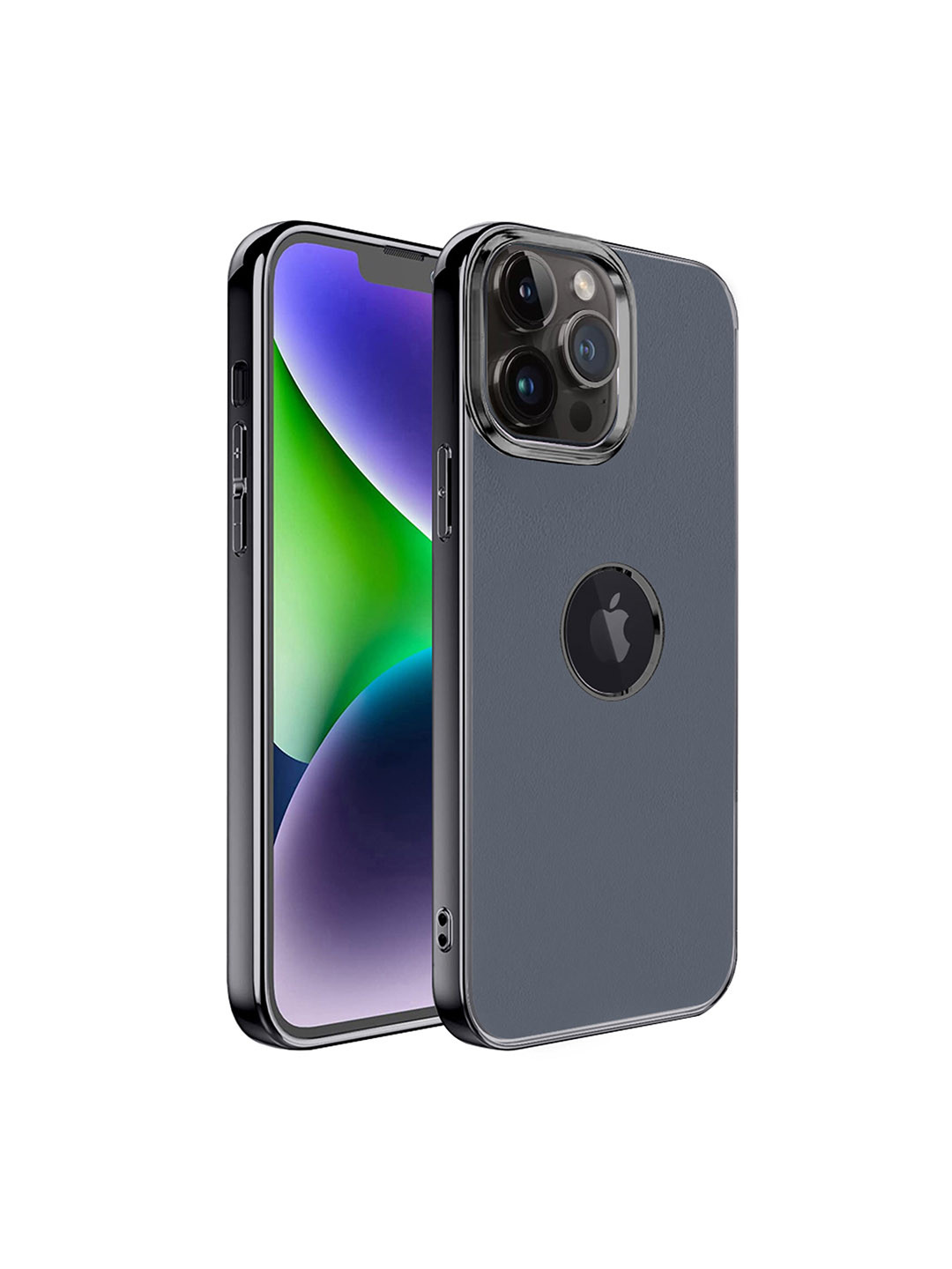 

Karwan iPhone 13 Pro Metal Lens Phone Back Cover, Black