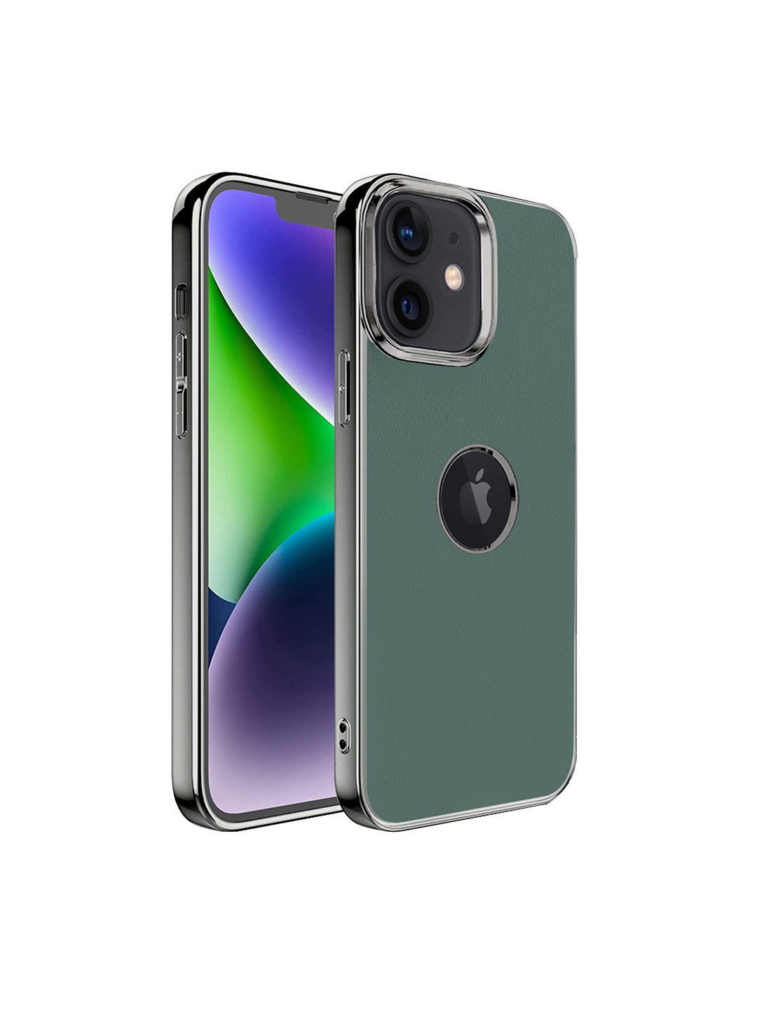 

Karwan Slim-Fit Ultra Thin & Lightweight iPhone 11 Phone Back Cover With Metal Lens, Green