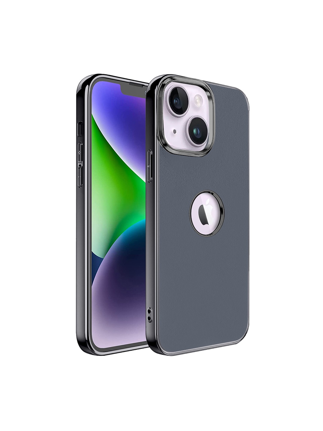 

Karwan Slim-Fit Ultra-Thin & Lightweight iPhone 14 Plus Phone Back Cover With Metal Lens, Black