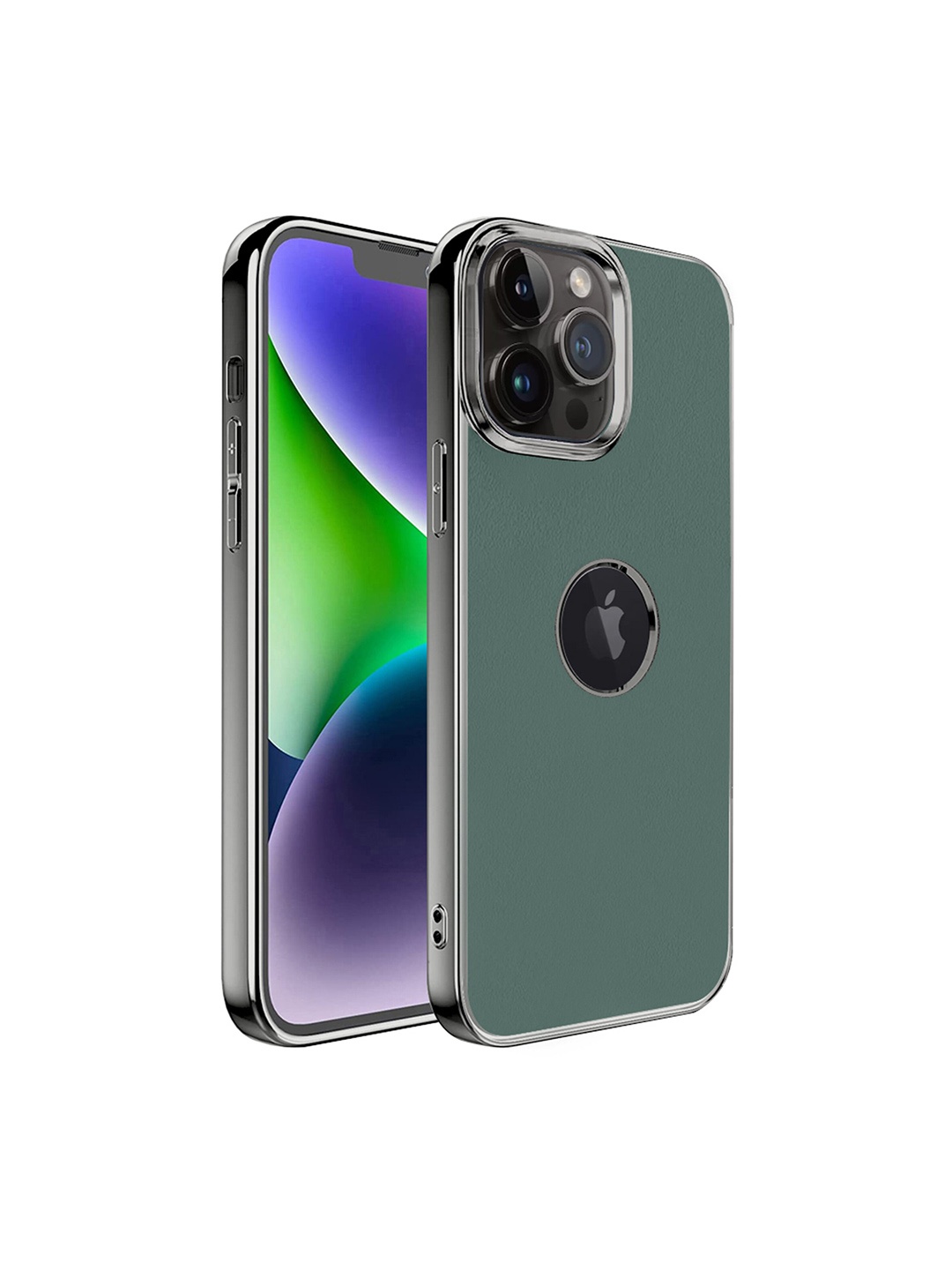 

Karwan Slim-Fit Ultra Thin & Lightweight iPhone 11 Pro Max Phone Back Cover With Metal Lens, Green