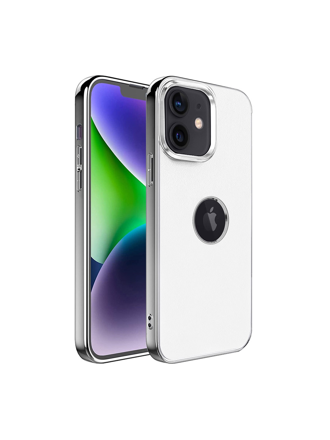 

Karwan Slim-Fit Ultra Thin & Lightweight iPhone 12 Phone Back Cover With Metal Lens, White