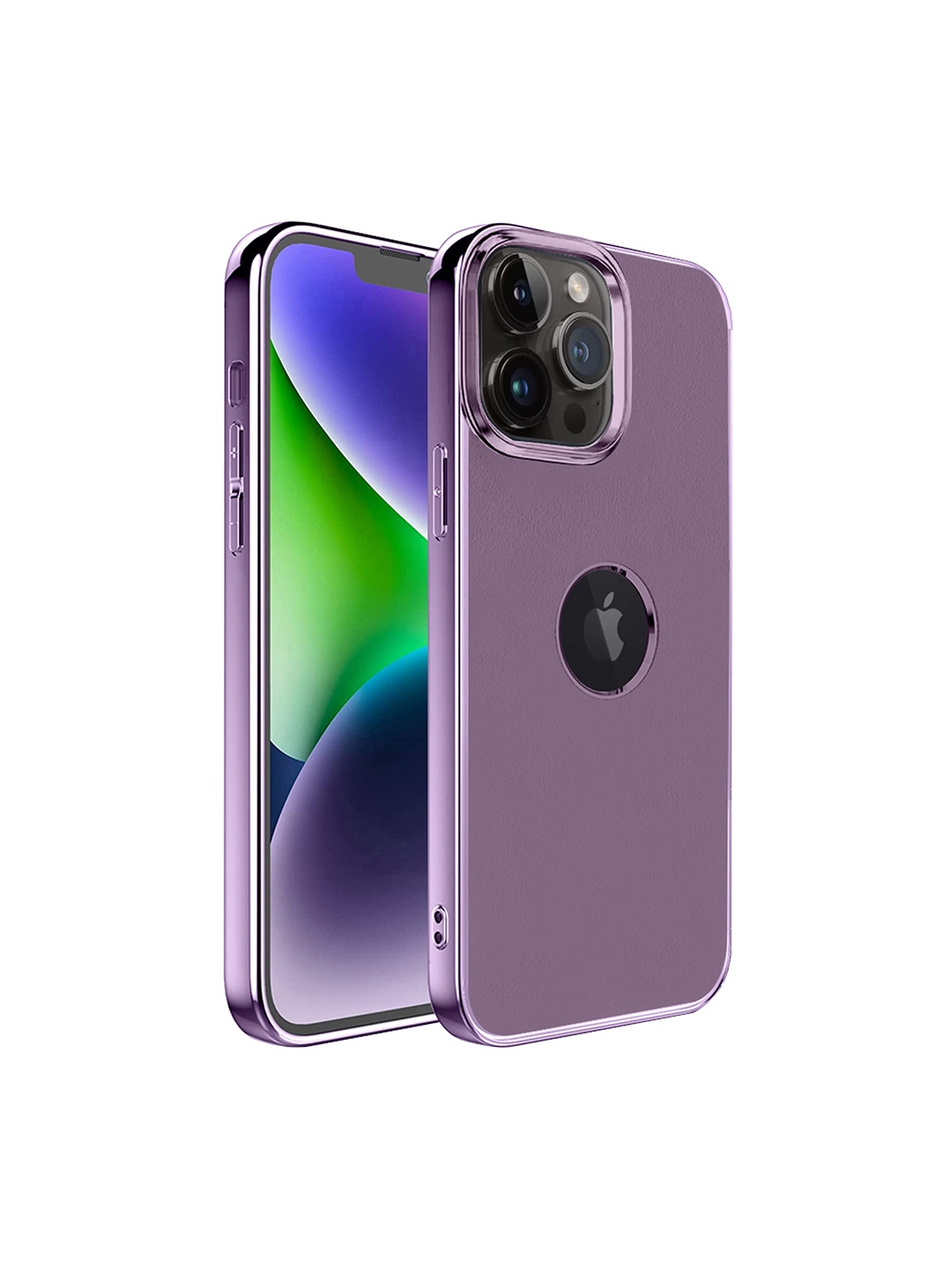 

Karwan iPhone 12 Pro Scratch Resistant Phone Back Cover With Metal Lens, Purple