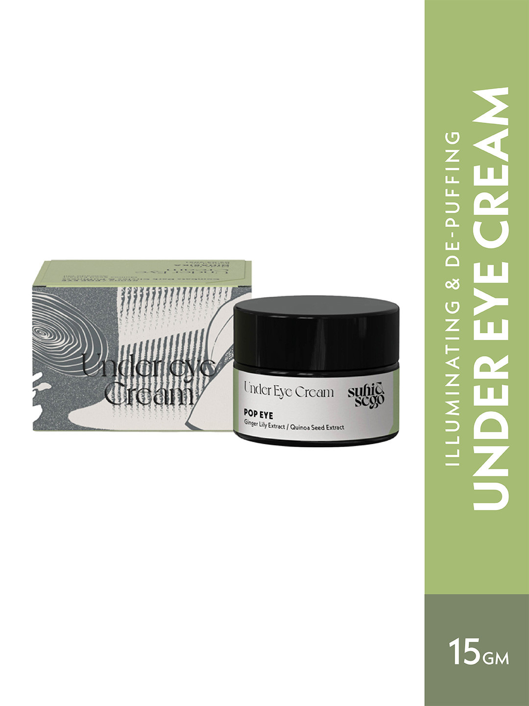 

Suhi & Sego Pop Eye Under Eye Cream - 15g, White
