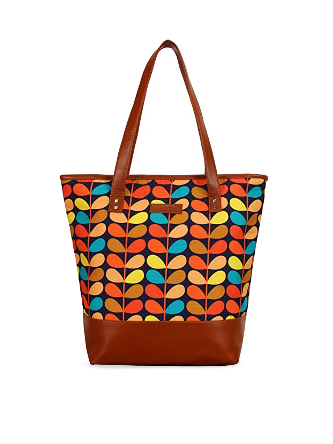 

Lychee bags Printed Shopper Tote Bag, Brown