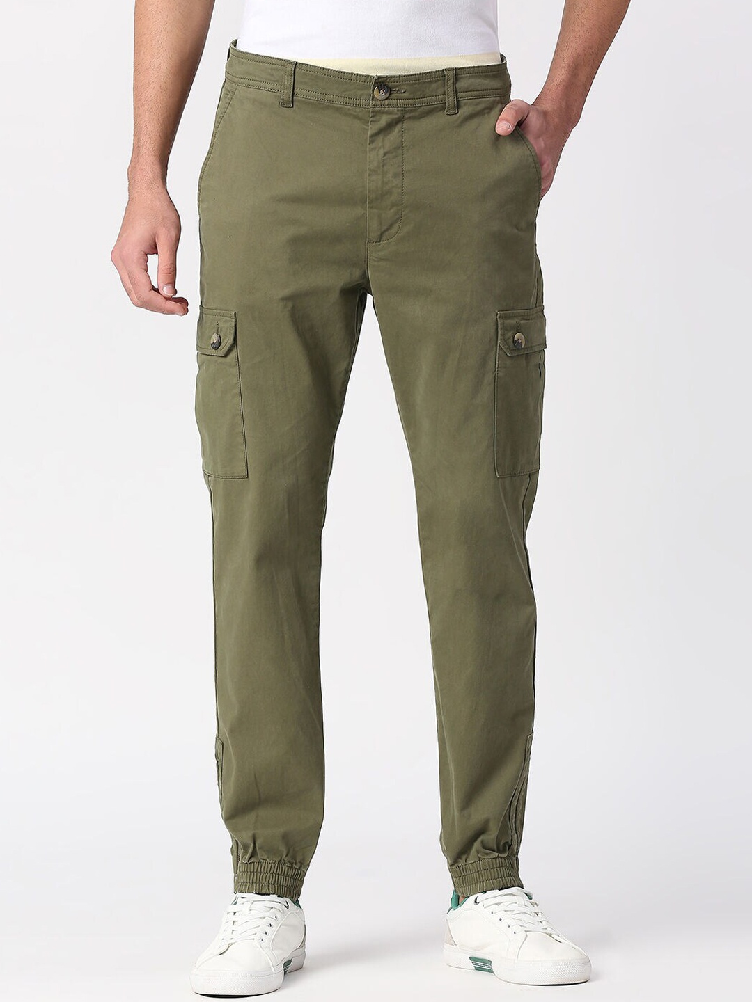 

Pepe Jeans Men Slim Fit Cotton Jeans, Green
