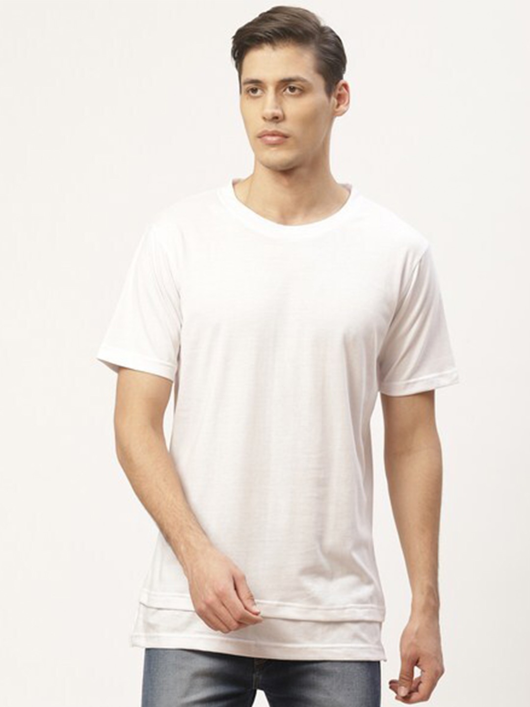 

PAUSE SPORT Round Neck Short Sleeves Cotton T-shirt, White