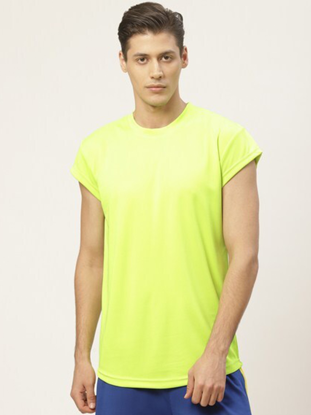 

PAUSE SPORT Cap Sleeves Cotton T-shirt, Green