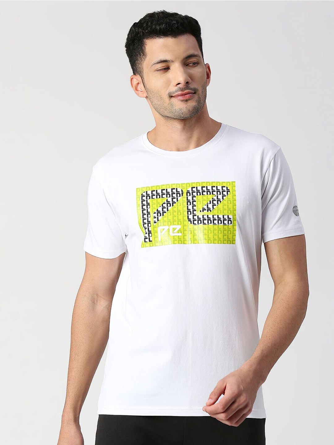 

Pepe Jeans Typography Printed Pure Cotton Slim Fit T-shirt, White