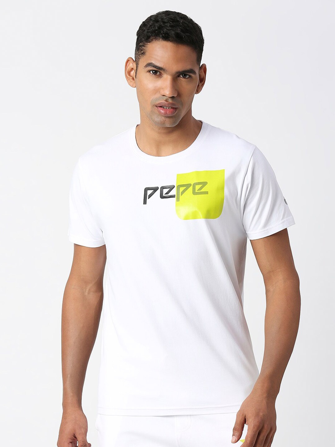 

Pepe Jeans Typography Printed Pure Cotton T-shirt, White