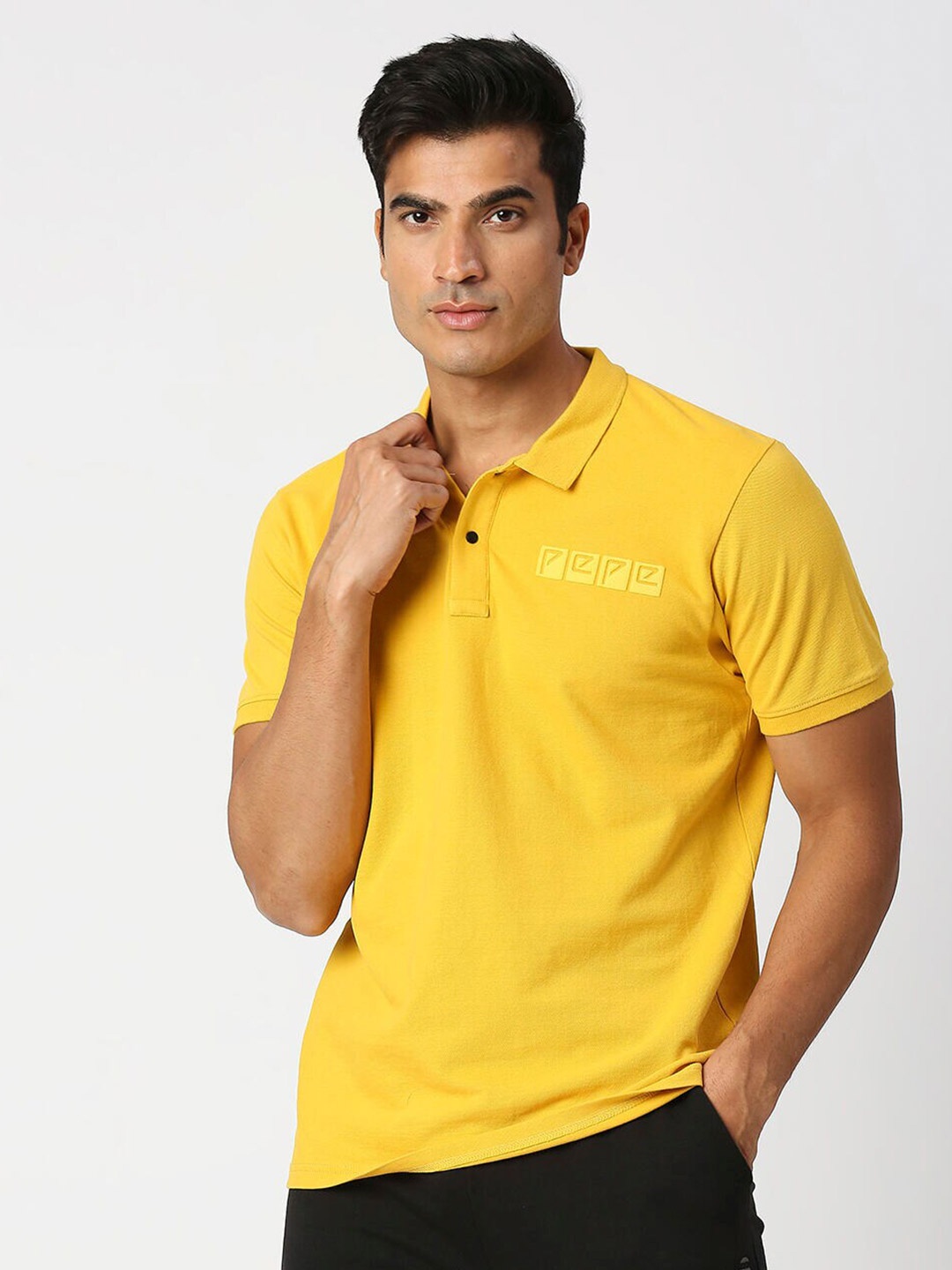 

Pepe Jeans Polo Collar Pure Cotton T-shirt, Yellow