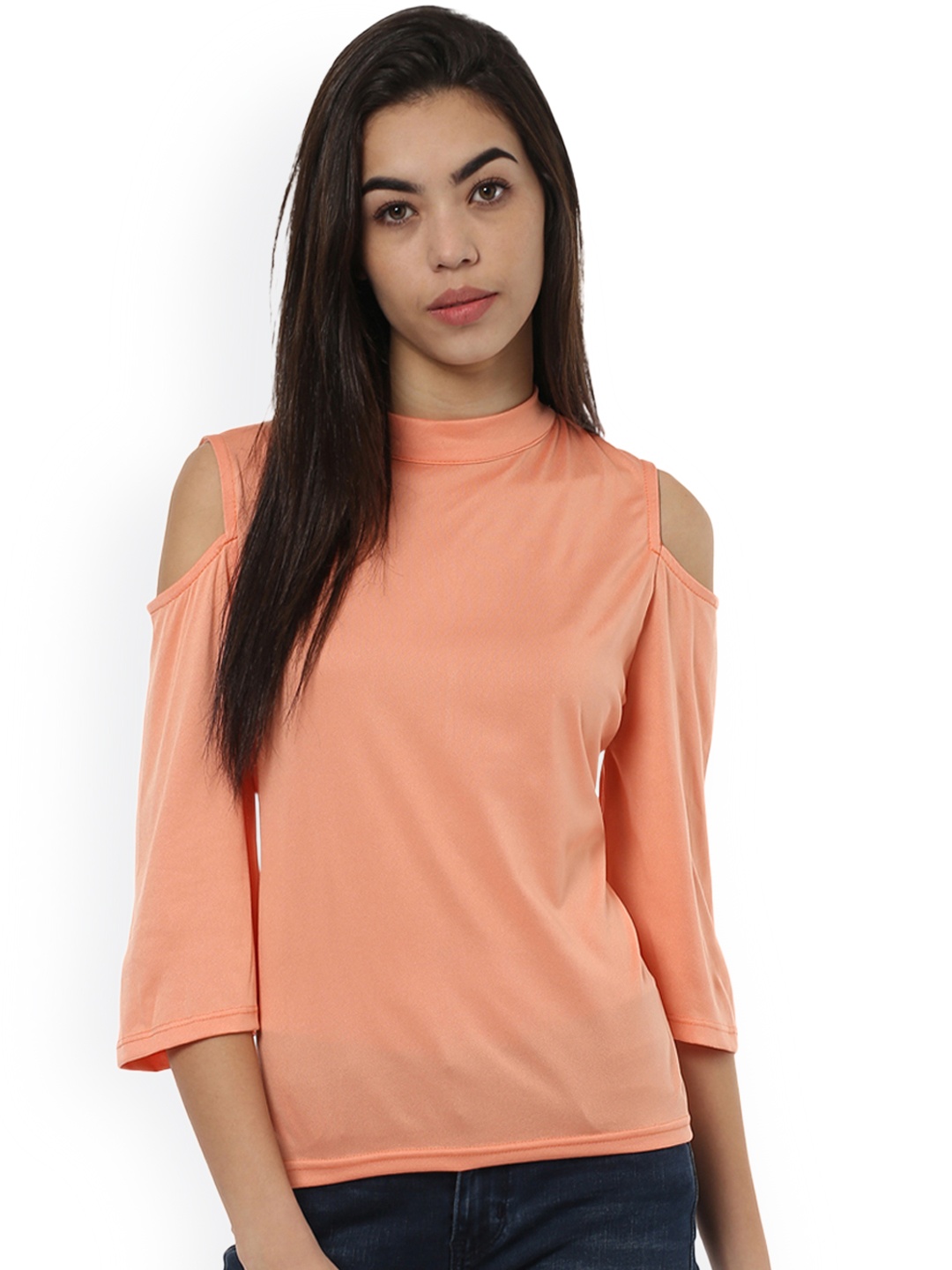 

Harpa Women Peach Solid Top