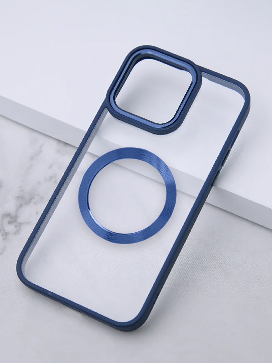 

Karwan Magsafe iPhone 12 Pro Max Phone Back Cover, Blue