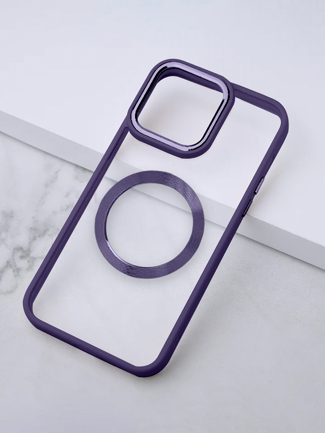 

Karwan Magsafe iPhone 14 Pro Phone Back Cover, Purple