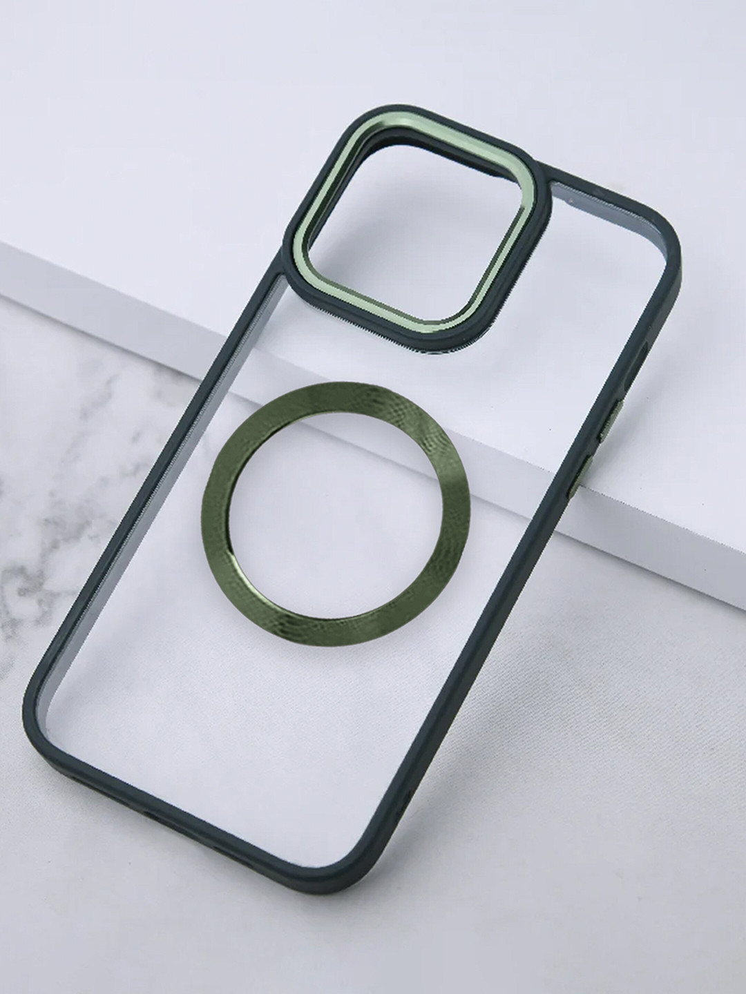 

Karwan Magsafe iPhone 13 Pro Phone Back Cover, Green