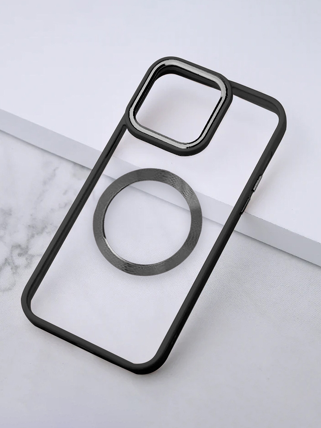

Karwan Magsafe iPhone 12 Phone Back Cover, Black