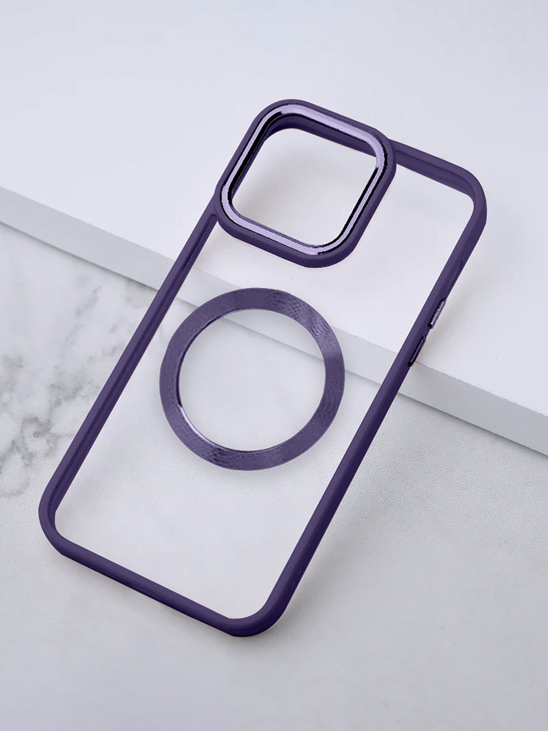 

Karwan Magsafe iPhone 14 Phone Back Cover, Purple