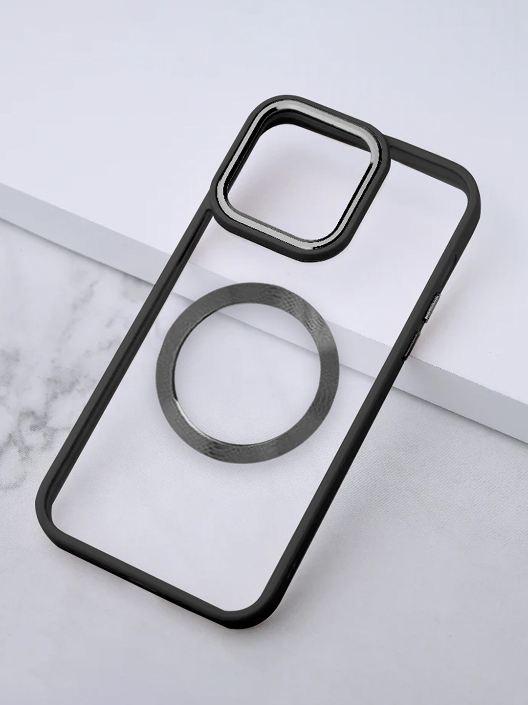 

Karwan Magsafe iPhone 14 Plus Phone Back Cover, Black