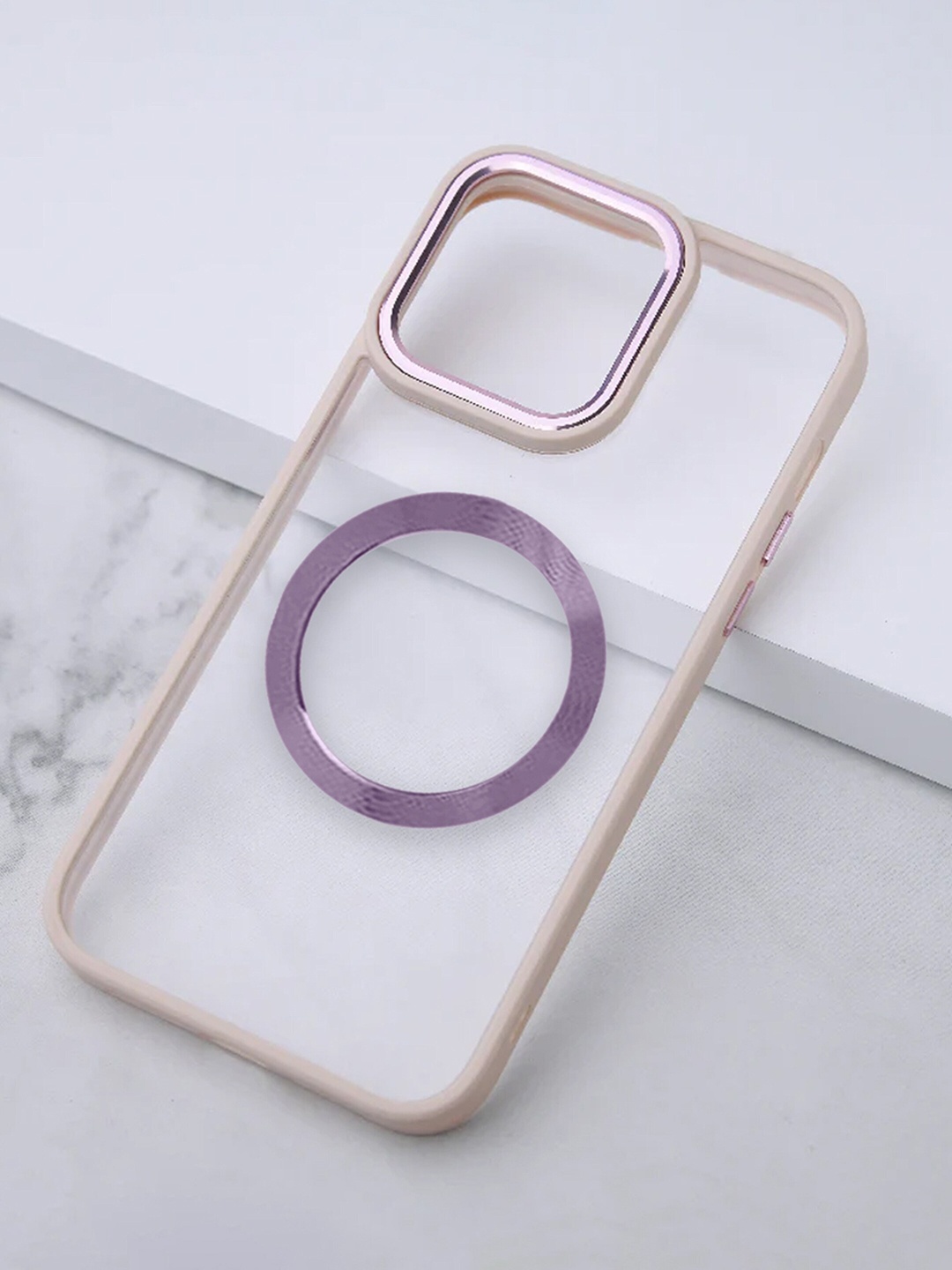 

Karwan Camera Ring iPhone 13 Phone Back Cover, Pink